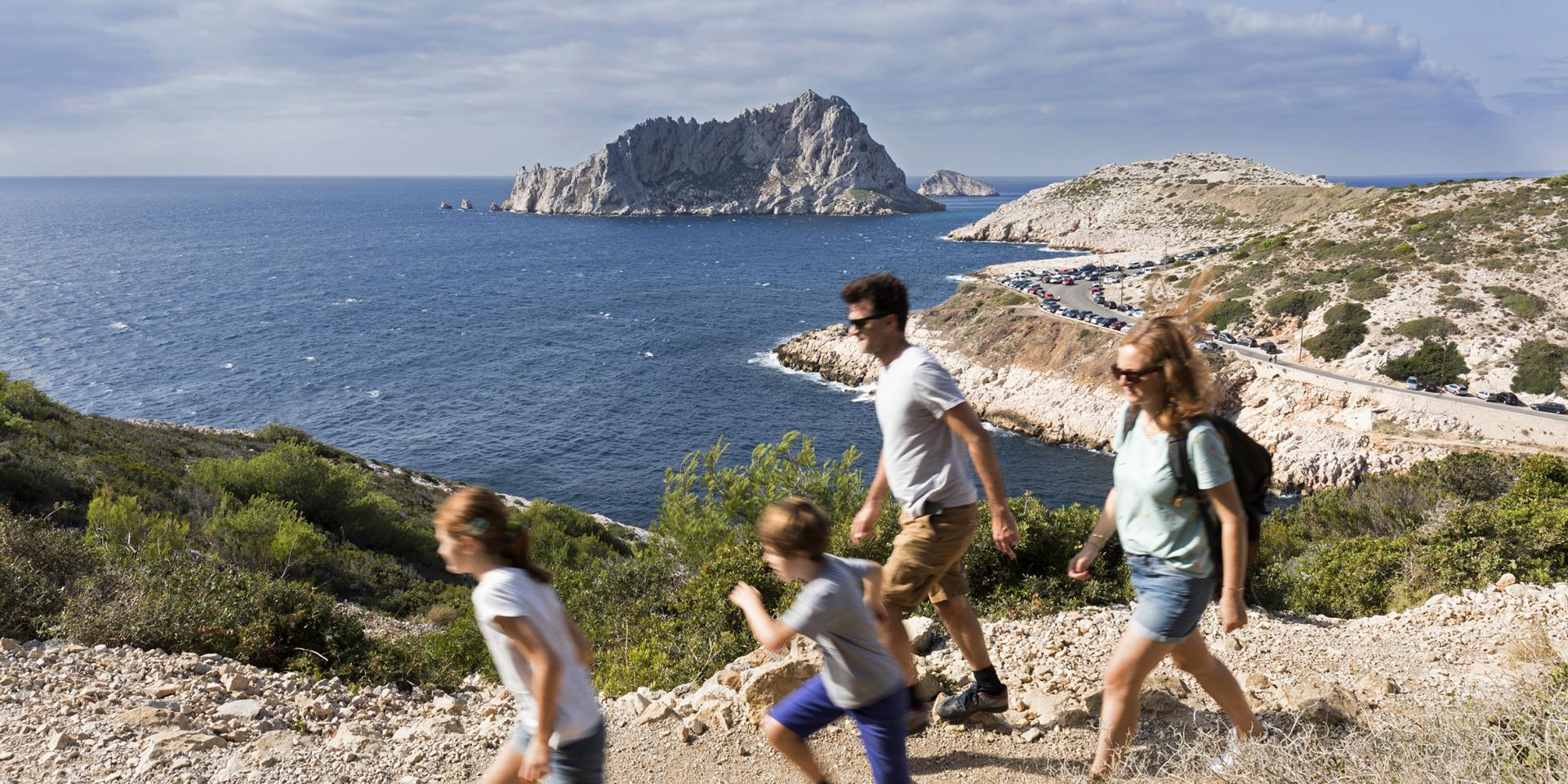 Callelongue calanques en famille à marseille