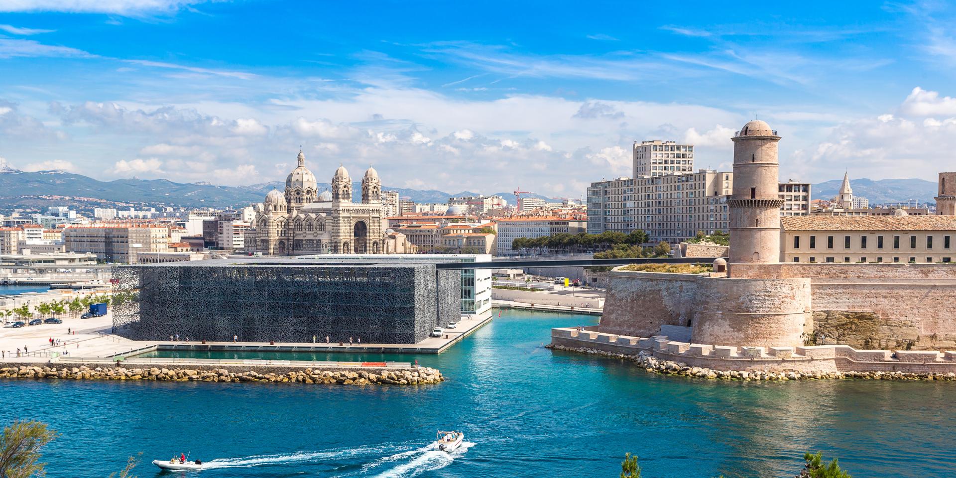 Le Mucem et le Fort Saint Jean à Marseille