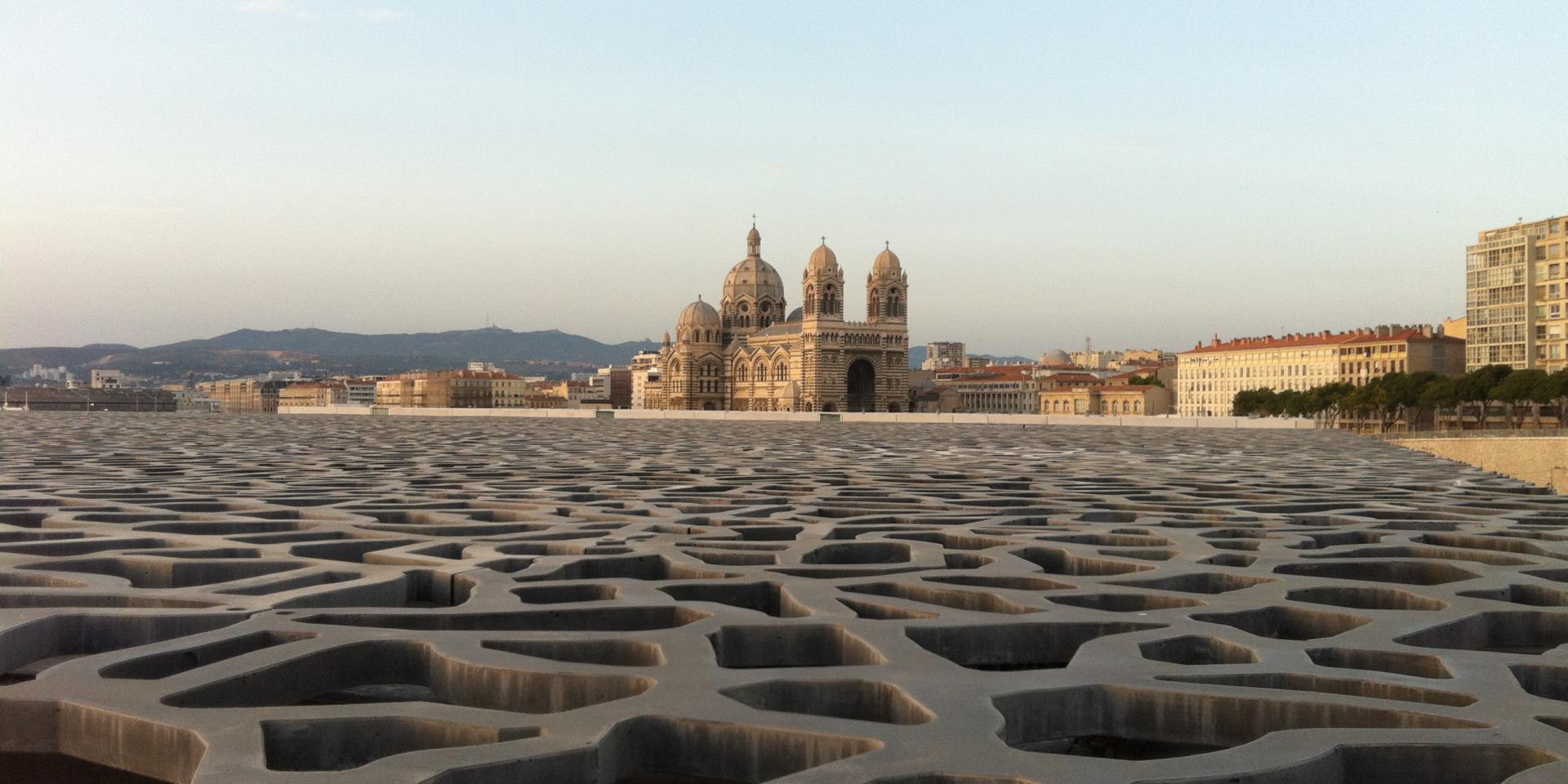 La Nouvelle Major, vue de la résille du Mucem