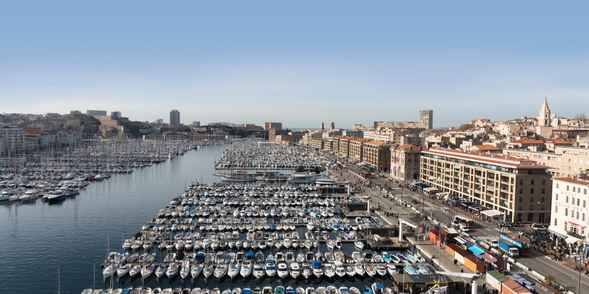 Vieux-Port Maresille vu du haut de la Grande Roue